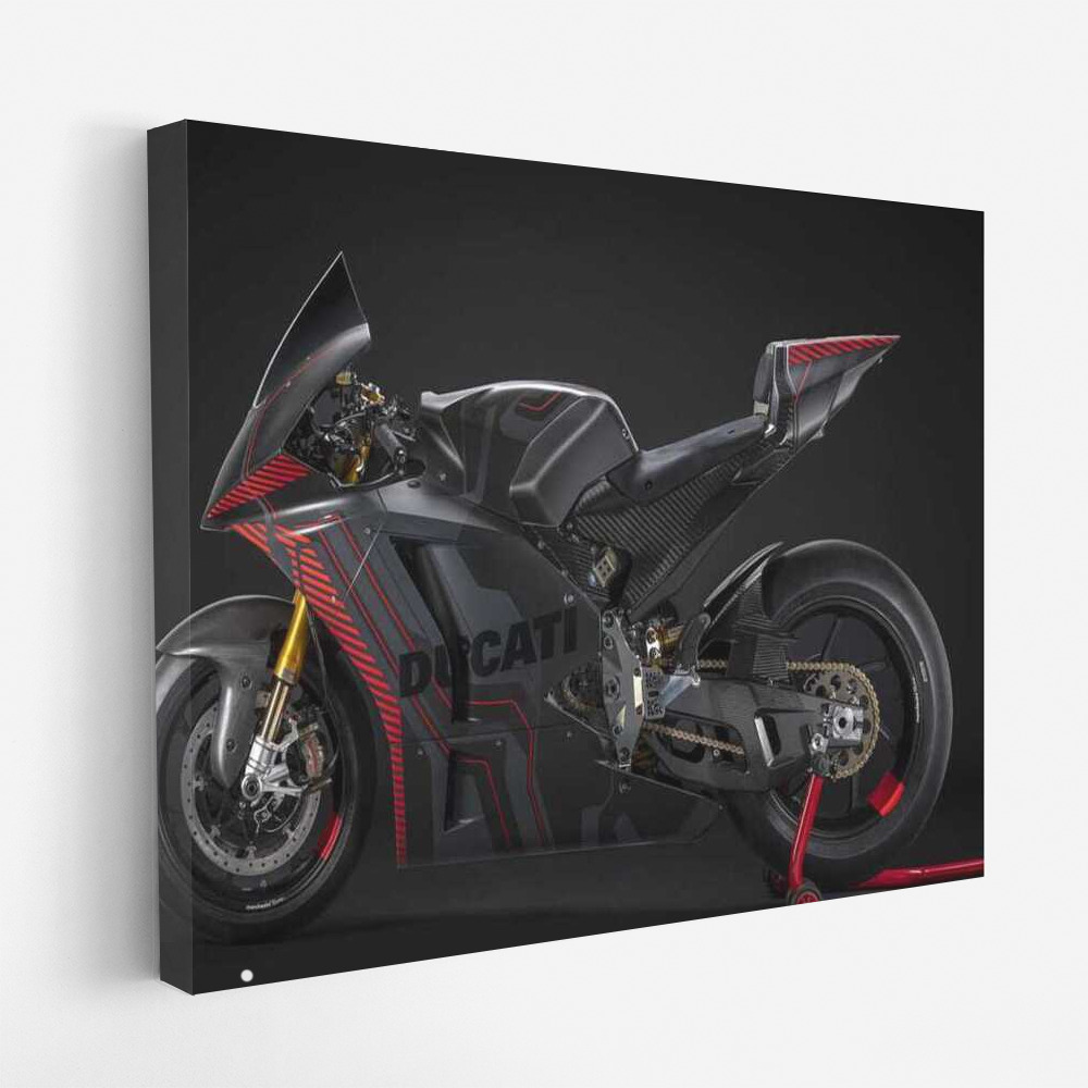 Ducati V21L MotoE Prototype: Innovative Power on the Wall