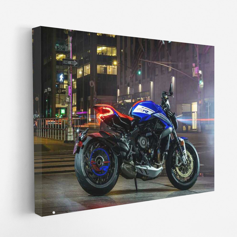 Night Whirlwind: MV Agusta Dragster RR SCS in the City of Lights