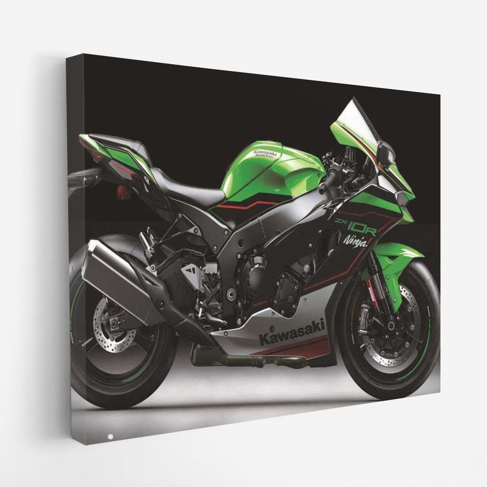 Speed and Adrenaline: Kawasaki Ninja ZX 10R in Dynamics