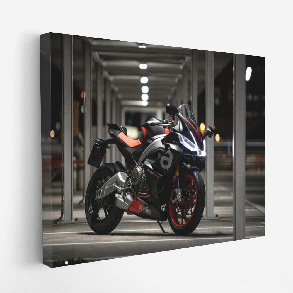 Night Harmony: The Italian Aprilia RS660 Sportbike