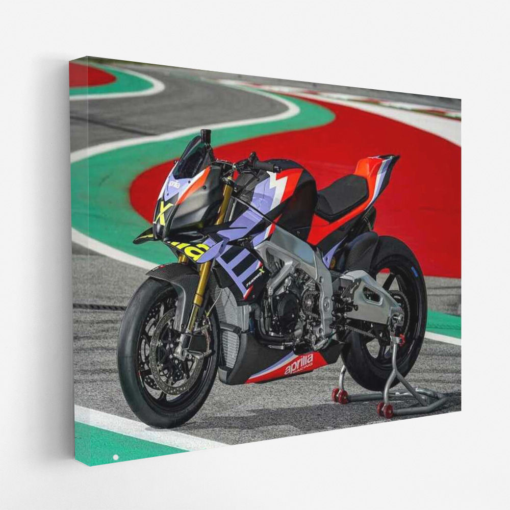 Speed and Power: Aprilia Tuono V4 X on the Track