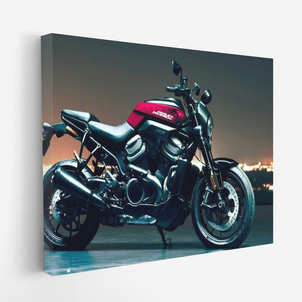 Night Flight with a Harley Davidson Bronx: Motobike Performance and Style