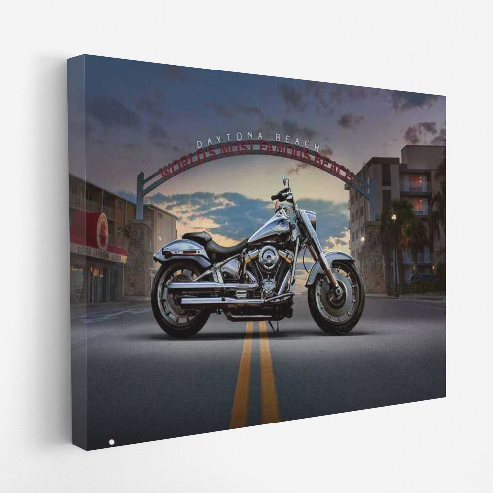 Harley Davidson Fat Boy: Freedom on the Frontier Daytona Beach