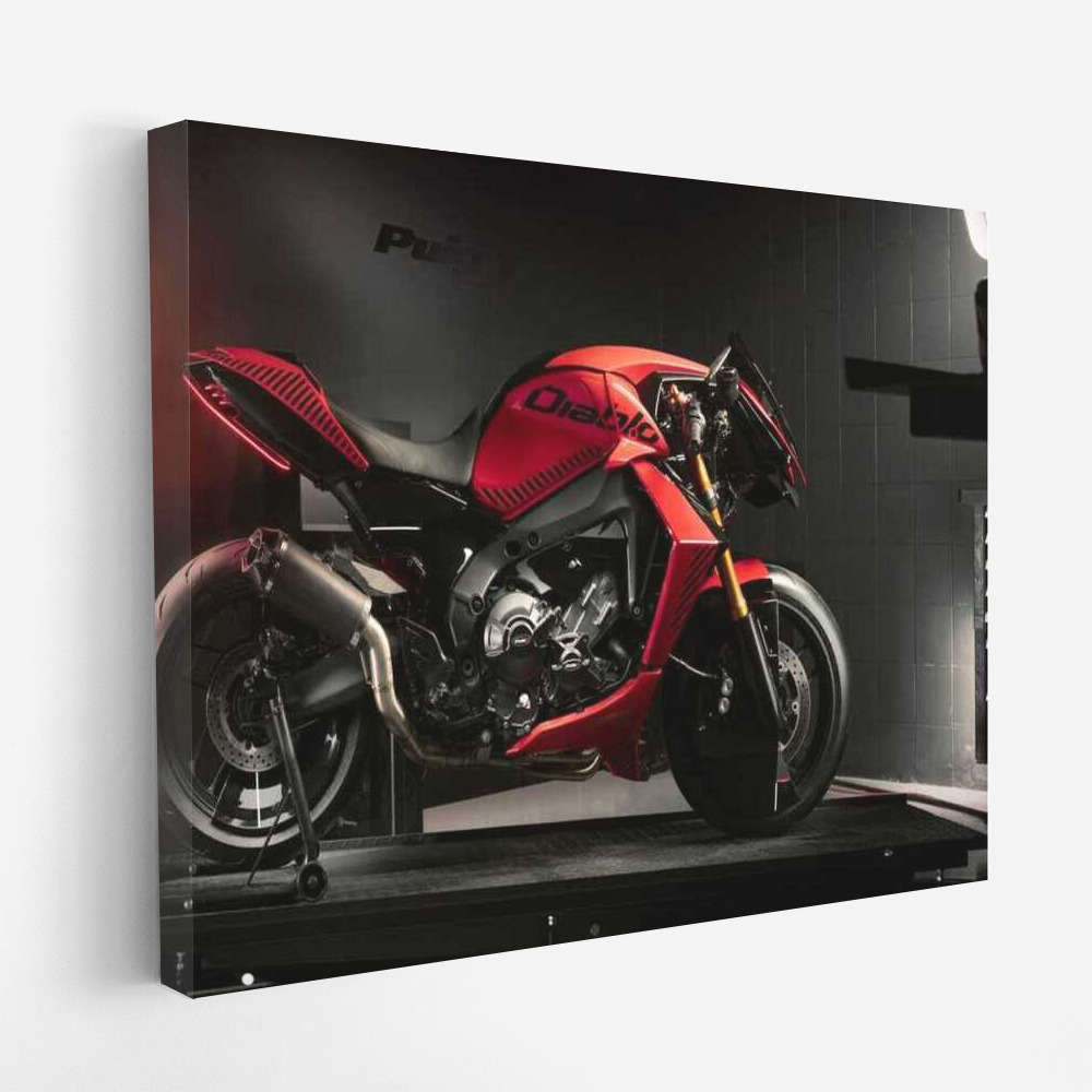 Fiery Puig Diablo: Yamaha MT 09 Power in Motobike Style