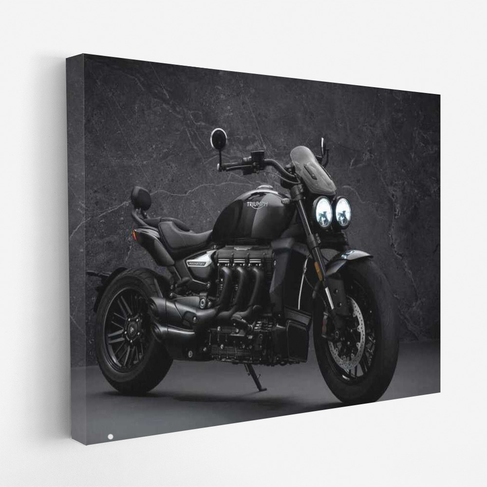 Power and Elegance: Triumph Rocket 3 GT Triple Black Limited Edition