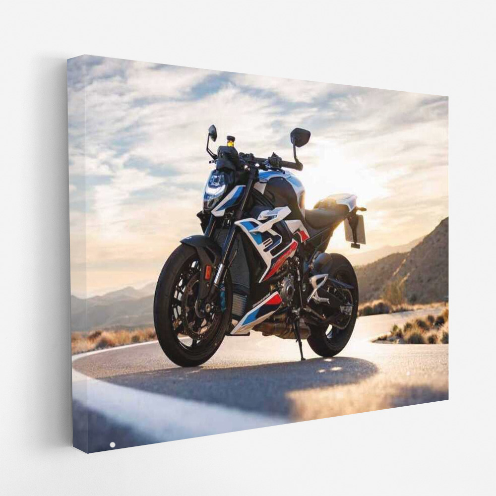 BMW M 1000 R: Sports Bike Performance on a Scenic Highway