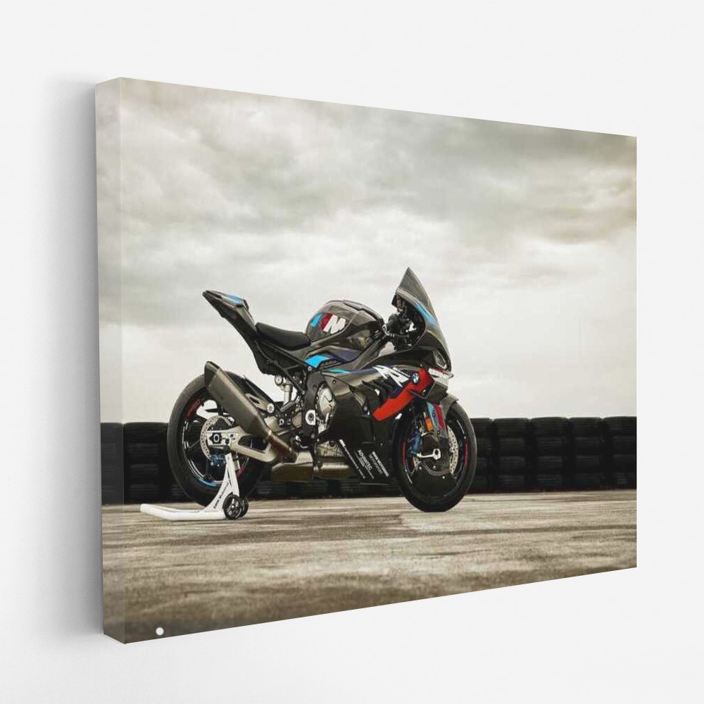 Speed and Style: BMW M 1000 RR Motobike on Canvas
