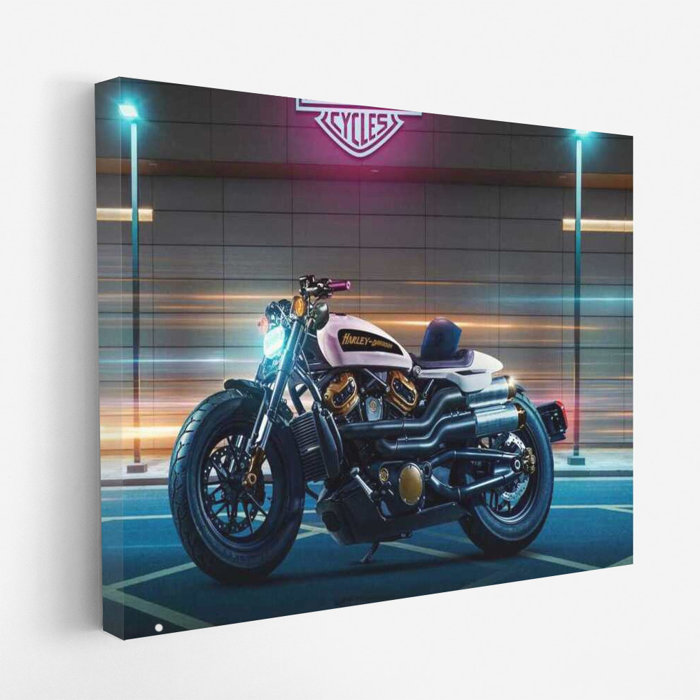 Harley Davidson Sportster S: Neon Explosion