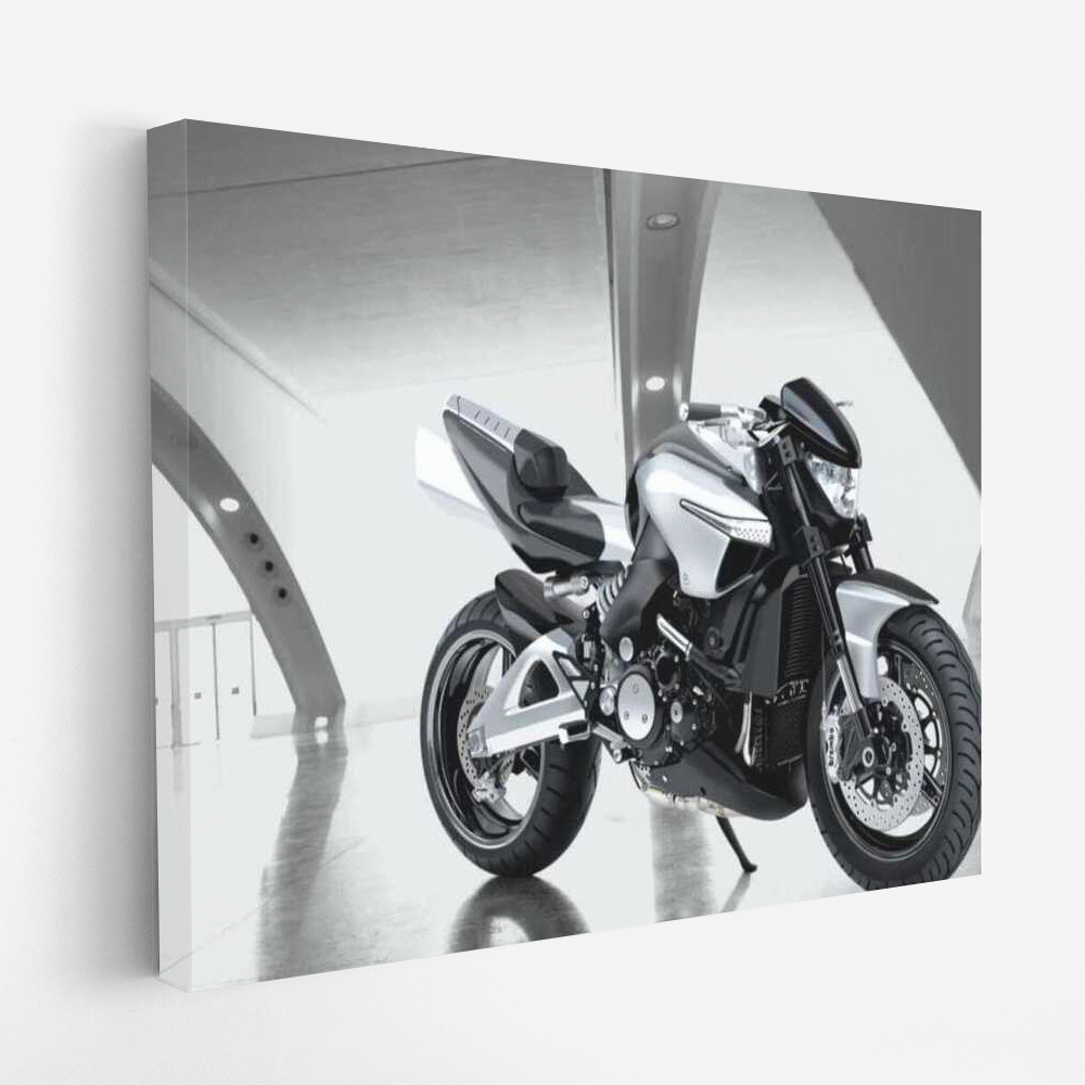 Silver Motobike 95: A Futuristic Motorcycle for Speed Enthusiasts