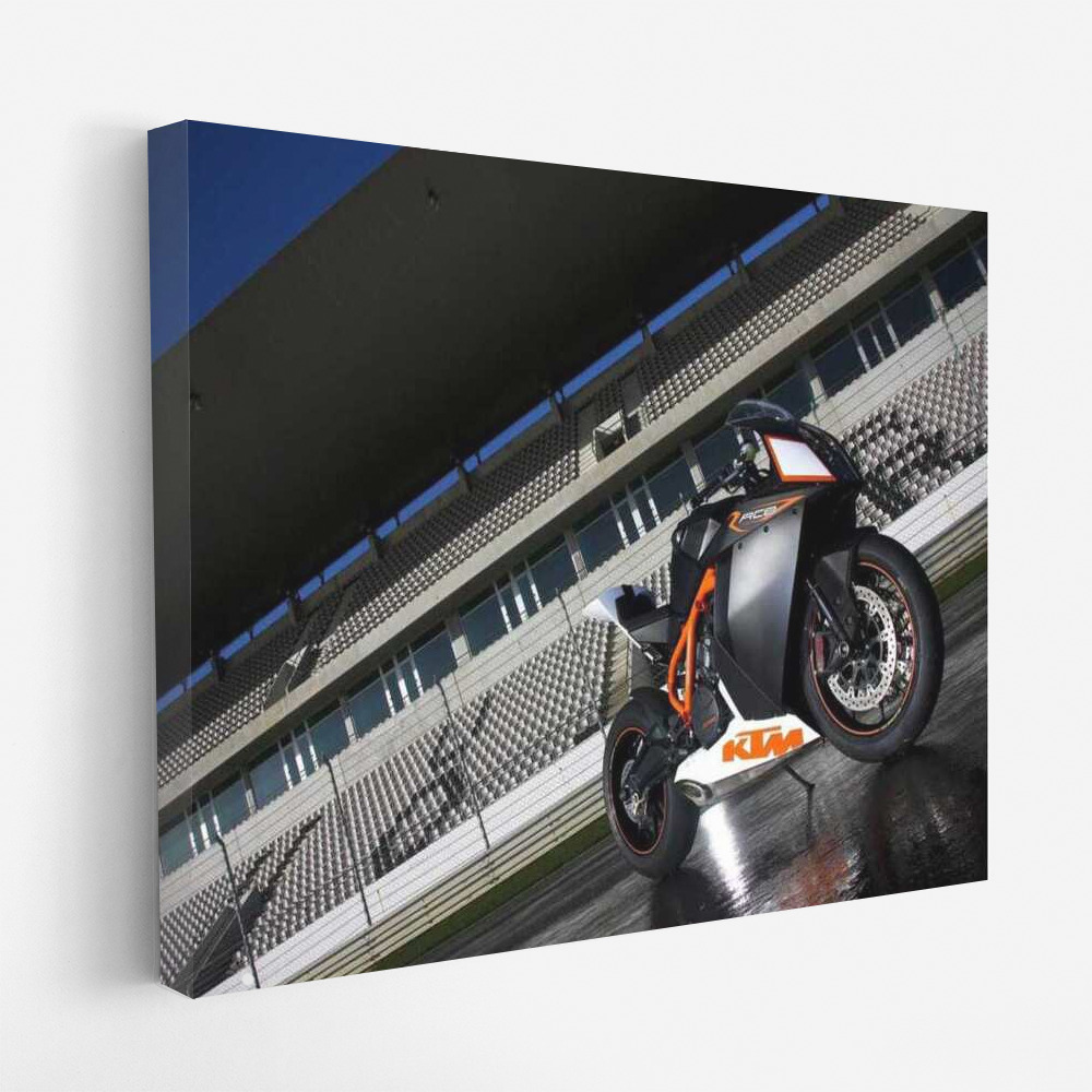 KTM on the Track: Power and Style of a Motobike