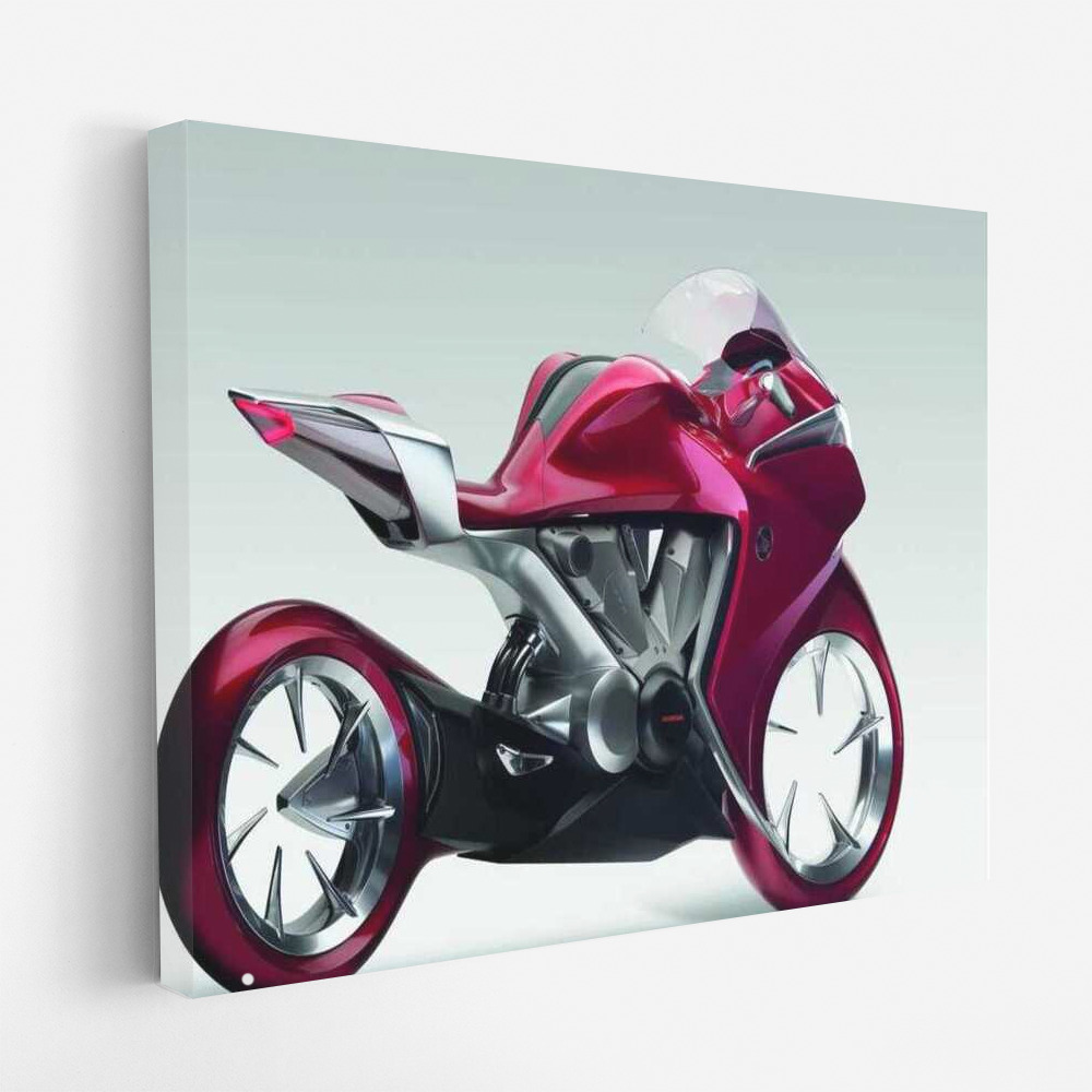 Speed and Style: Futuristic Motobike 66