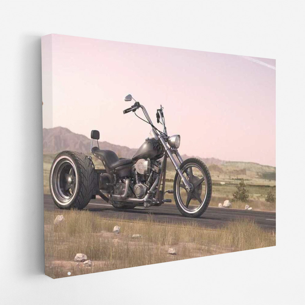 Freedom and Speed: Motobike 60 in the Desert Landscapes