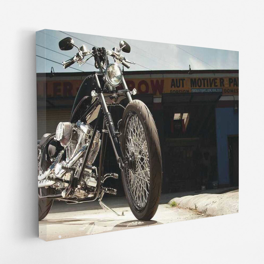 Freedom on Wheels: Motobike 58 at the Auto Repair Shop