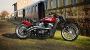 Speed and Freedom: Indian Motorcycle Scout Bobber at the Vintage Train