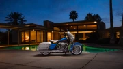 Harley Davidson Electra Glide: An Evening Symphony of Classic Motorcycles