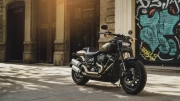 Harley Davidson Fat Bob Gray: Power and Style on the Road