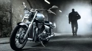 Mysterious Silhouette: Triumph Motobike 33
