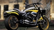 Freedom on a Black and Yellow Motobike: Speed and Spirit 70