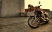 Retro Motorcycle at Sunset: Freedom and Speed in the City - Vehicle Motorcycle 59