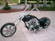 Elegant Chopper Motobike: Speed and Freedom
