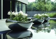 Snow White Lilies in Vases: Modern Decor with Flowers
