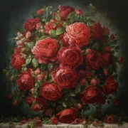 Bright Bouquet of Red Roses: Elegance and Vivacity