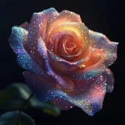 Rainbow Rose Magic: Vibrant Flowers