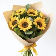 Sunny Mood: Bright Yellow Sunflowers