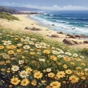 Rose Bloom: Acrylic Painting 4