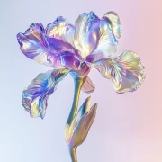 Iridescent Flower: Orchid Magic in Radiance