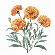 Marigold Bouquet: Bright Flowers for the Interior