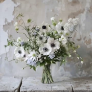 Minimalist Peony Bouquet: Floral Charm