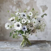 Minimalist Bouquet: Three Rose Flowers