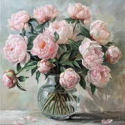 Bouquet of Peonies Sarah Bernhardt: Floral Symphony
