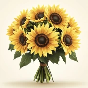Sunny Helianthus Sunflowers: Floral Symphony for the Interior