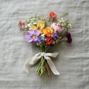 Whisper of Nature: Miniature Flower Bouquet