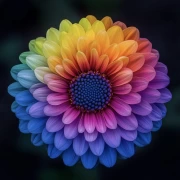 Magical Gerbera Bloom: Harmony of Petals