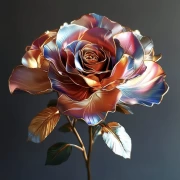 Fantastic Rainbow Rose Bouquet: Floral Symphony