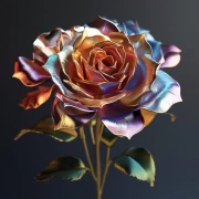 The Radiance of Grandiflora Rose Bouquet: Elegance in the Interior