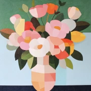 Bright Rose Bouquet: A Celebration of Colors and Shapes