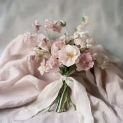 Pink Lavatera Bouquet: Elegance and Freshness in the Interior