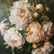 Bouquet of Peonies Sarah Bernhardt: Tenderness of Nature in Your Interior