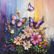 Gerberas and Butterflies: A Flowery Paradise