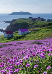 Purple Aster Field: Floral Splendor