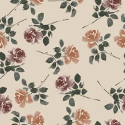 Rose Dance: Live Flower Waltz for Interior