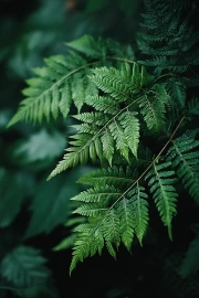 Emerald Charm: Green Flowers