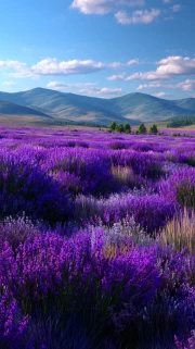 Lavender Flower Field: Inspiration and Freshness of Nature