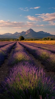 Lavender Fields: Floral Symphony for Interiors
