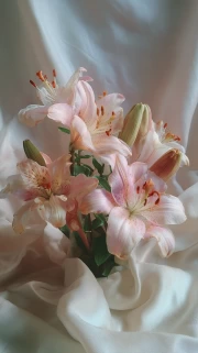 Casablanca Lilies: A Delicate Floral Masterpiece for the Interior