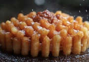 Waffle Temptation with Pineapple and Caramel